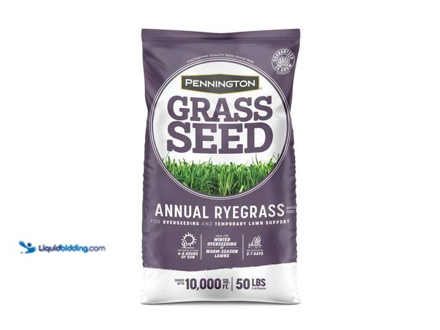 Lot 49-5433884 - Pennington
Annual Ryegrass 50 lbs. 10,000 sq. ft. Grass Seed.New