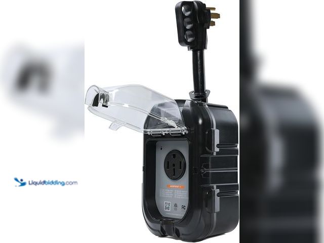 Lot 49-1548435 - RV Surge Protector 50 Amp Electrical Management System Built-in Bluetooth,EMS Power Monitor with LED...