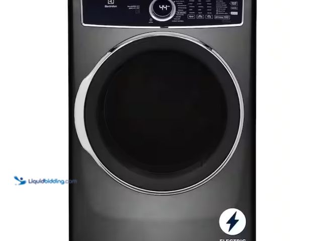 Lot 49-1570118 - Electrolux 8 cu. ft. vented Front Load Stackable Electric Dryer in Titanium with Lux Care Dry and Pe...