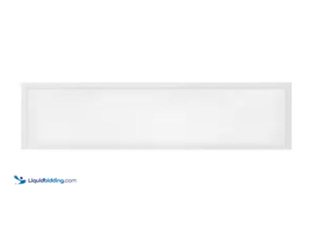 Lot 49-2025476 - (2-Pack) Commercial Electric Flexinstall Panel 12 in. x 48 in. White Integrated LED Flat Panel Light...