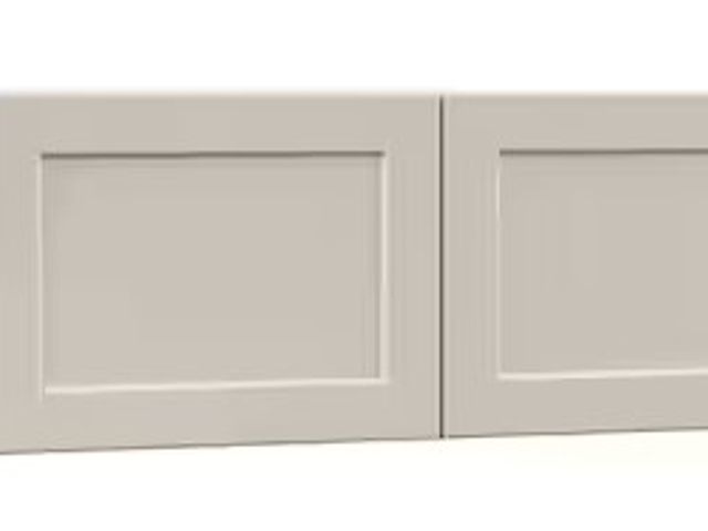 Lot 49-3639421 - Hampton Bay Designer Series Melvern 33 in. W x 12 in. D x 12 in. H Assembled Shaker Wall Bridge Kitc...