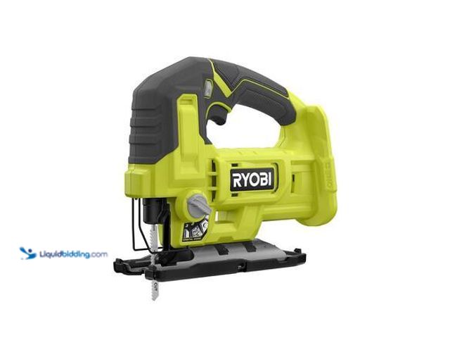 Lot 49-5546465 - RYOBI ONE+ 18V Cordless Jig Saw (Tool Only) Model # PCL525B unused. Powers on.