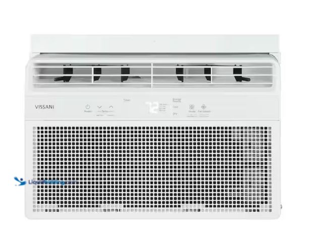Lot 49-1631995 - Vissani 5,000 BTU 115-Volt Window Air Conditioner Cools 150 sq. ft. with Remote and Dehumidifier in ...