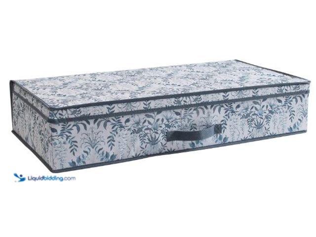 Lot 49-1569110 - Laura Ashley Non-Woven Under The Bed Storage Box | Dimensions: 28"x 16"x 6" | Bedroom Organization |...