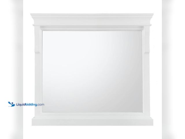 Lot 49-5435238 - Home Decorators Collection
Naples 36 in. W x 32 in. H Rectangular Wood Framed Wall Bathroom Vanity ...