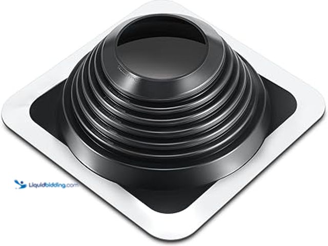 Lot 49-3527612 - #7 Metal Roof Vent Boot Chimney Flashing Roof Jack Pipe Vent for Pipe Od 6 to 11 Sleeve Square Base ...