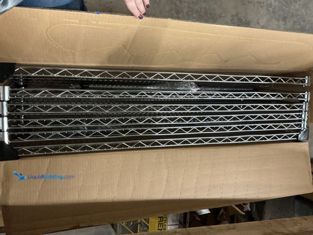 Lot 49-3528467 - HDX
6-Tier Commercial Grade Heavy Duty Steel Wire Shelving Unit in Chrome (48 in. W x 72 in. H x 18...