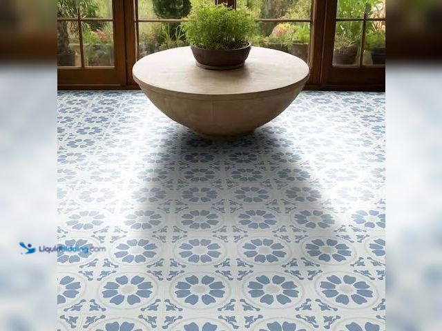 Lot 49-1568385 - Approx 40sq ft of MSI Tamensa Encaustic Matte Porcelain Tile, 8 in. x 8 in. Floor and Wall (5.16 sq....