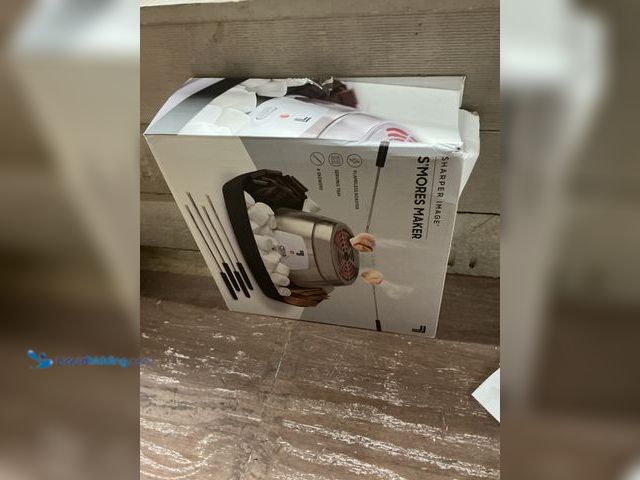 Lot 49-5487636 - Sharper Image Electric S’mores Maker – 6 Marshmallow Roasting Sticks & Serving Tray Station| Indoor ...