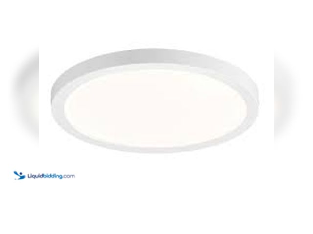 Lot 49-5415305 - Commercial Electric Flexinstall LED 8 in. White Disklight Recessed Ceiling Light for Home with 5CCT ...