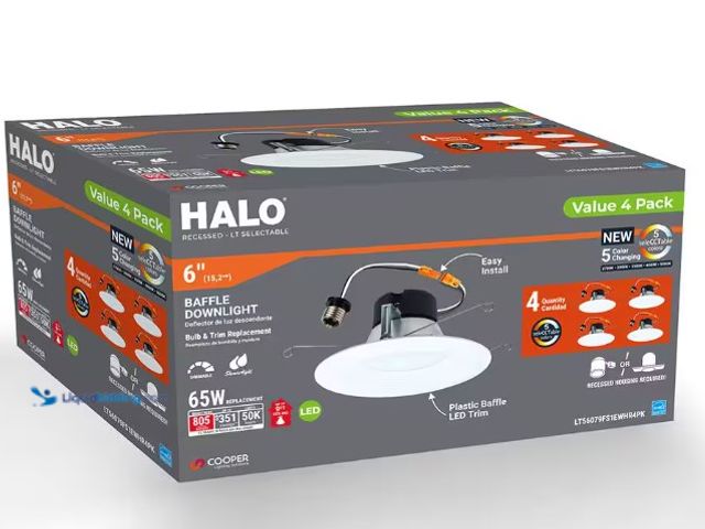 LiquidBidding - Lot 49-1530688 - HALO LT 5/6 in. Integrated LED ...