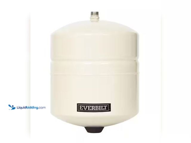 Lot 49-1569562 - Everbilt 4.5 Gal Thermal Expansion Tank, Model # HDET4G, Unused.  Ref#HDPA0116