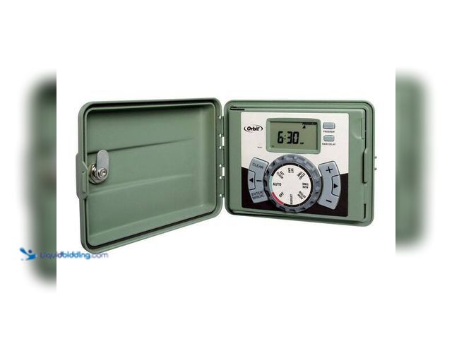 Lot 49-5446973 - Orbit
6-Station Easy-Set Logic Indoor/Outdoor Sprinkler Timer. Item is used. SKU # 365343