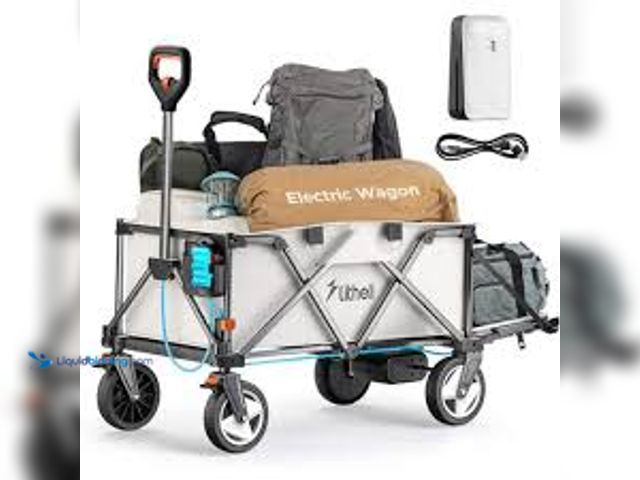 Lot 49-5462048 - LiTHELi 5.8 cu.ft. Electric Metal Utility Garden Cart - Powered Cart with Foldable Design. Model # U...