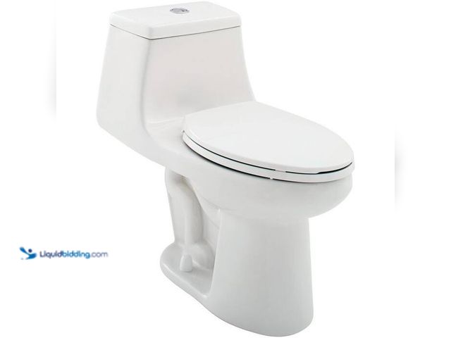 Lot 49-5414047 - Glacier Bay
McClure 12 inch Rough In One-Piece 1.1 GPF/1.6 GPF Dual Flush Elongated Toilet in White...