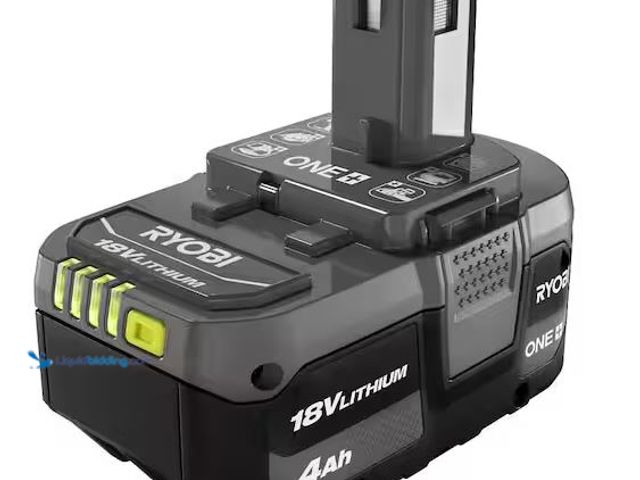 Lot 49-5478374 - RYOBI
ONE+ 18V 4.0 Ah Lithium-Ion Battery Internet # 315039438
Model # PBP005
Store SKU # 1005866...