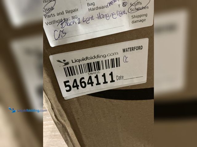 Lot 49-5464111 - (2) White Lamp Shades (unable to test) (scuffs and scratches) (no hardware) Used