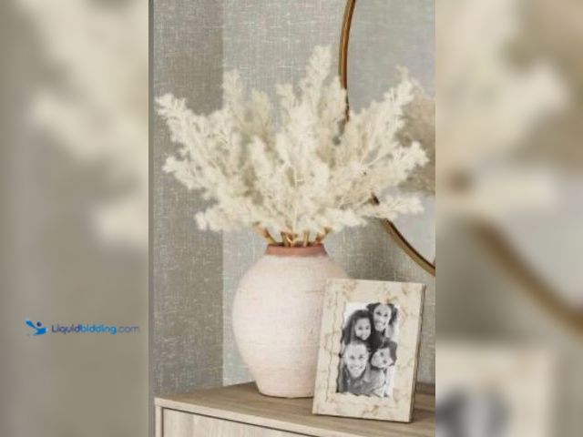 Lot 49-5538772 - 17 in. Preserved Real Alpine Fern Leaves Vase Fillers with Stems for Dried Flower Arrangements Weddi...