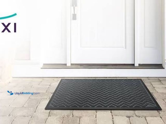 Lot 49-5544405 - DEXI Front Door Mat Outside Entrance, 2x3 ft Rubber Entry Doormat Heavy Duty, Non Slip Welcome Mats ...