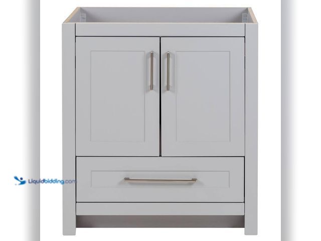 Lot 49-5413606 - Home Decorators Collection
Craye 30 in. W x 22 in. D x 34 in. H Bath Vanity Cabinet without Top in ...