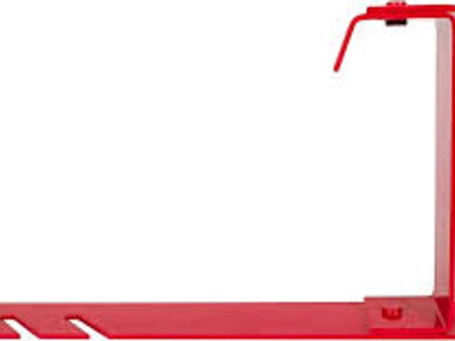 Lot 49-5476842 - QTY 4 - Qual Craft 6 In. x 90 Degree Red Fixed Steel Roof Bracket. SKU# 2502. Unused