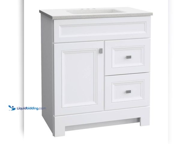 Lot 49-5433703 - Home Decorators Collection
Sedgewood 30.5 in. W x 18.75 in. D x 34.375 in. H Single Sink Bath Vanit...
