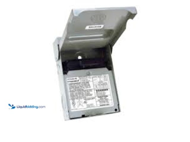 Lot 49-5448348 - GE 60 Amp 240-Volt Non-Fuse Metallic AC Disconnect. Model # TFN60RCP. Unused