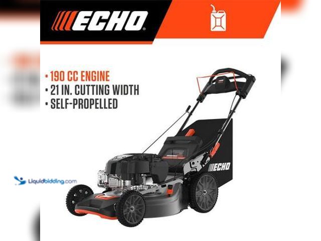 Lot 49-5572483 - ECHO 21 in. 190 cc Briggs and Stratton Gas 3-in-1 Dual Blade RWD Self-Propelled Lawn Mower with Sing...