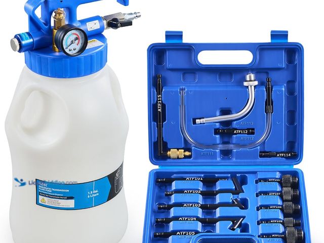 Lot 49-5413719 - Orion Motor Tech Oil Extractor Pump and Dispenser Tool Kit, 6L Pneumatic Transmission Fluid Bleeder ...