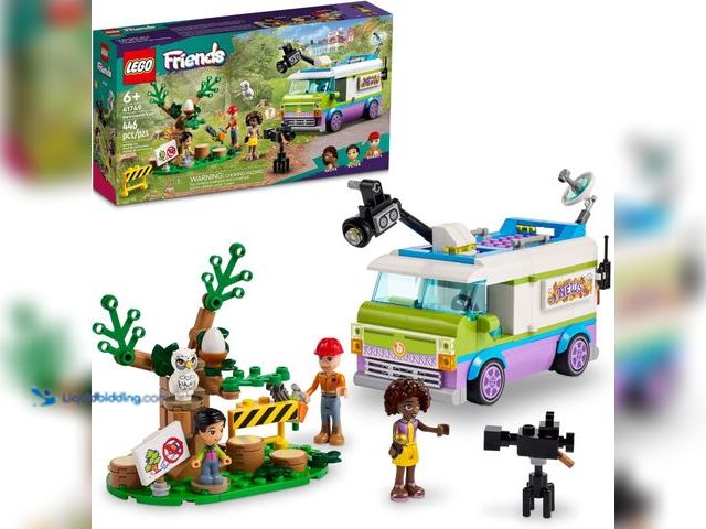 Lot 49-5448315 - LEGO Friends Newsroom Van 41749 Building Toy Set, Creative Fun for Ages 6+, Includes Accessories So ...