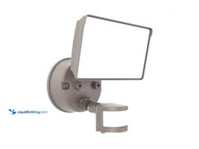 Lot 49-5415080 - HALO 200-Watt Equivalent, 6000 Lumen, Integrated LED, Motion Sensing Large Flood Light, Bronze. Mode...