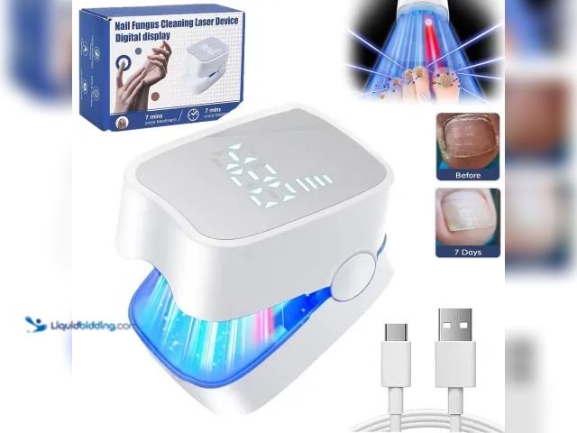 Lot 49-1820422 - Nail Fungus Treatment Onychomycosis Remover Device for Toenail - NEW - Harnessing the power of 910nm...