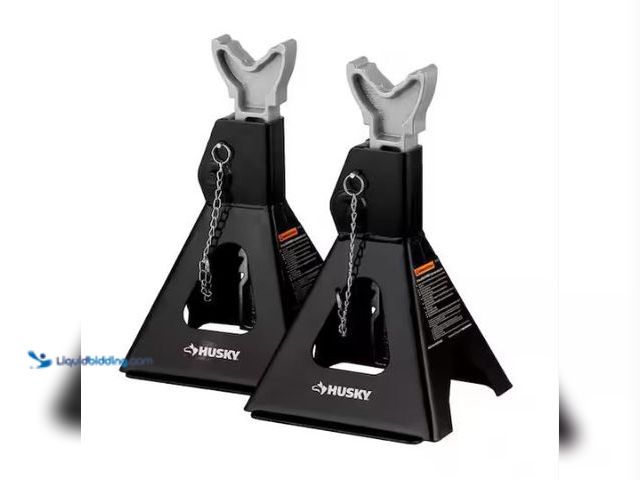 Lot 49-1565937 - Husky 3-Ton Car Jack Stands, Model # HPL4124-ZD, Unused.  Ref#SR1230