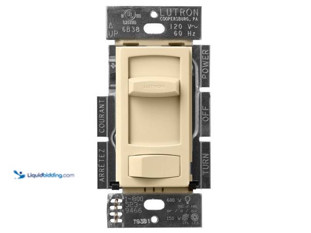 Lot 49-5414081 - Lutron
Skylark Contour LED+ Dimmer Switch for LED and Incandescent Bulbs, 150-Watt/Single-Pole or 3...