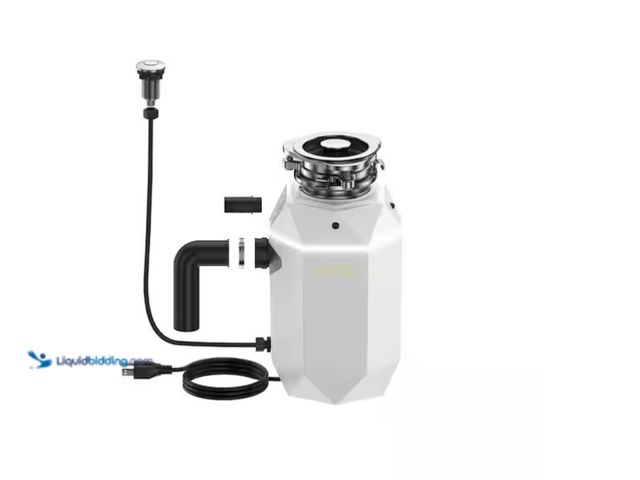 Lot 49-1575563 - FORNO ACQUA Bright Diamond Corded Moonstone 1 HP Continuous Feed Super Quiet Garbage Disposal, Air S...