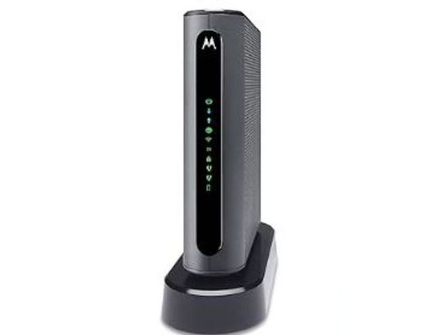 Lot 49-3461885 - Motorola MT7711 24X8 Cable Modem/Router with Two Phone Ports, DOCSIS 3.0 Modem, and AC1900 Dual Band...