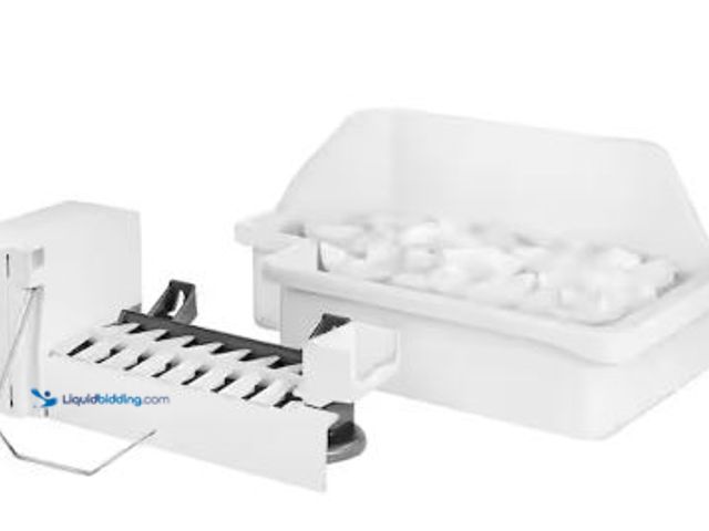 Lot 49-5436797 - Midea Ice maker Kit for Top Mount, Bottom Mount Refrigerator White. Model # IM1900MD. Unused.