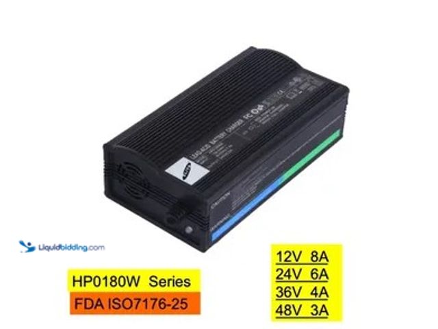 Lot 49-5552743 - HP0180wl4 48V/3A Lithium Battery Charger for Power Wheelchairs & E-Bikes & Mobility Scooters & Lawn ...