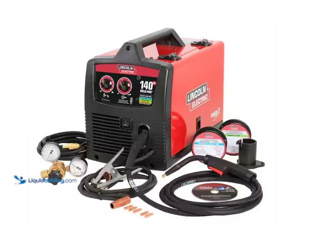 Lot 49-1599645 - Lincoln Electric Weld-Pak 140 Amp MIG and Flux-Core Wire Feed Welder, 115V, Aluminum Welder with Spo...