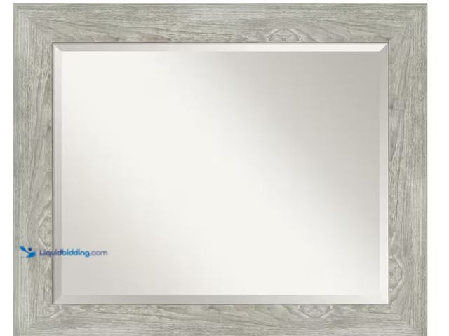 Lot 49-5478542 - Amanti Art
Medium Rectangle Distressed Grey Beveled Glass Modern Mirror (28 in. H x 34 in. W) Inter...