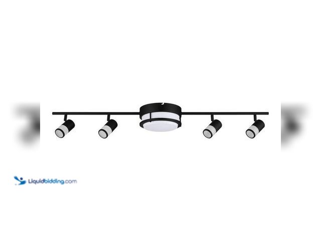 Lot 49-3527805 - Hampton Bay
Greyrock 3.44 ft. Matte Black Integrated LED Hardwired Track Lighting Kit Flush Mount C...