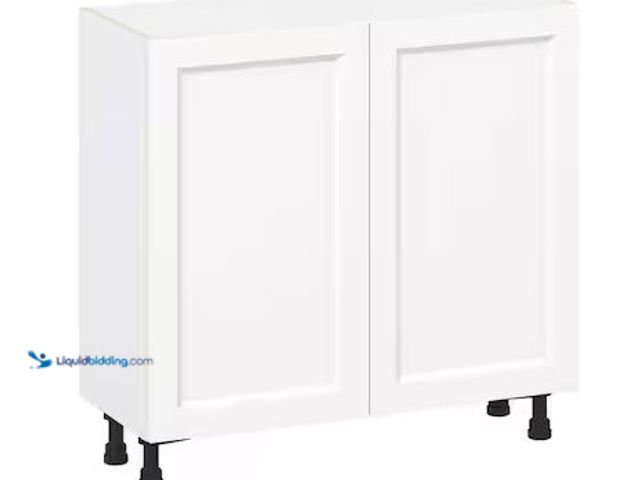 Lot 49-5486757 - J COLLECTION
Laramie 36 in. W x 14 in. D x 34.5 in. H Assembled Full Height Doors Base Kitchen Cabi...