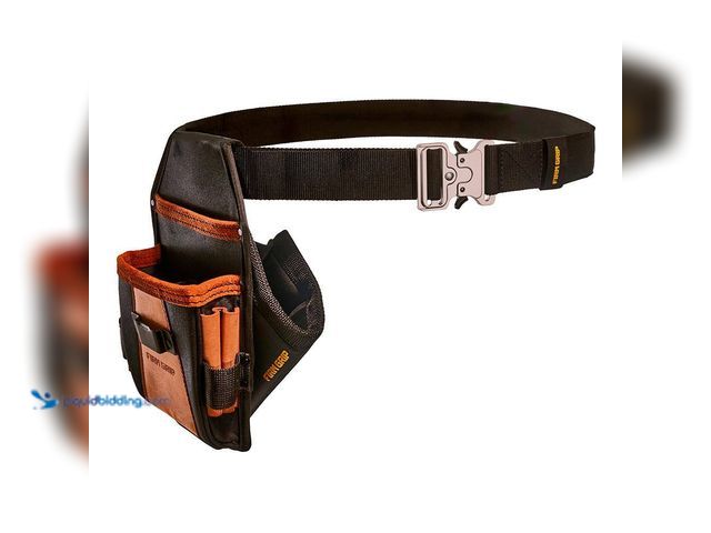Lot 49-5440024 - FIRM GRIP
Build-A-Rig Everyday Belt Kit (Includes Utility Pouch and Hammer Sleeve) (dusty from ware...