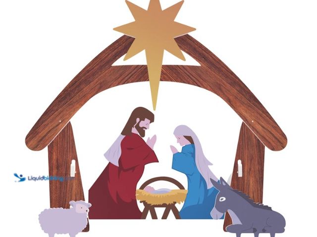 Lot 49-1546878 - UBesGoo Lawn Nativity Scene Outdoor Nativity Sets for Christmas Décor, Model # 1532001165, Unused.  ...