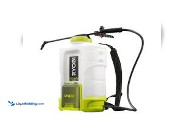 Lot 49-5407530 - RYOBI ONE+ 18V Cordless Battery 4 Gal. Backpack Chemical Sprayer (Tool Only). Model # P2806BTL. Used