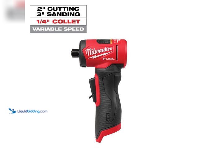 Lot 49-5414346 - Milwaukee M12 FUEL 12V Lithium-Ion Brushless Cordless 1/4 in. Right Angle Die Grinder (Tool-Only), U...