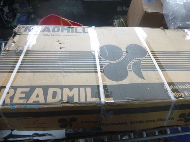 Lot 49-3466045 - Walking Pad Treadmill with 12% 9-Level Auto Incline, 450 lbs Capacity Bluetooth Speaker Under Desk T...
