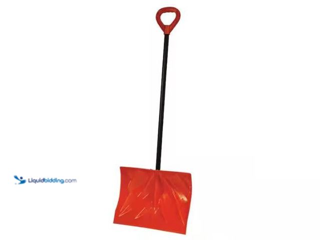 Lot 49-1577077 - Emsco Bigfoot 18 in. Poly Combination Snow Shovel with Steel Core Handle, Model # 1197, Slightly use...