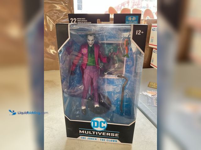 Lot 49-3503555 - Other MCFARLANE TOYS DC MULTIVERSE THE JOKER: THE CLOWN  ACTION FIGURE IN ORIGINAL BOX