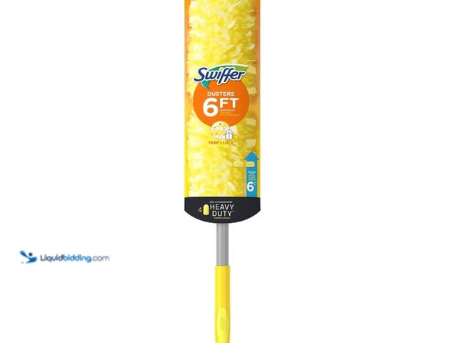 Lot 49-3431496 - Lot of (2) Swiffer Heavy Duty Dusters with Super Extender Handle, 6 Ft Handle, 1 Handle/4 Dusters, 4...